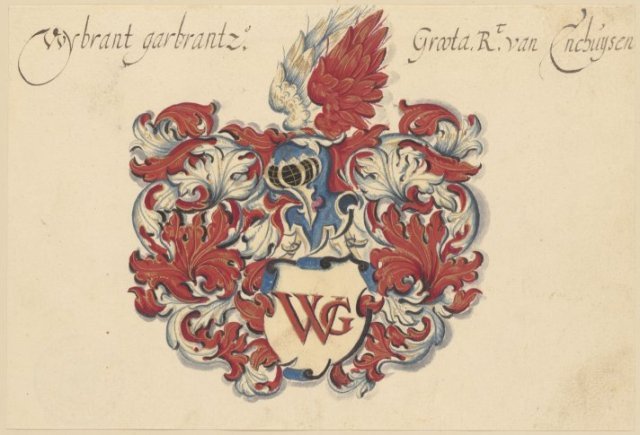 Bestand:Wapentekening van Wybrant Garbrantz Groota, raad van Enkhuizen.jpg