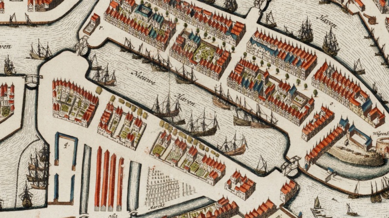 Bestand:Uitsnede Blaeu 1649 Nieuwe Haven.jpg
