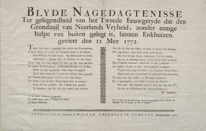 Bestand:Blyde Nagedagtenisse - 21 Mey 1772.jpg